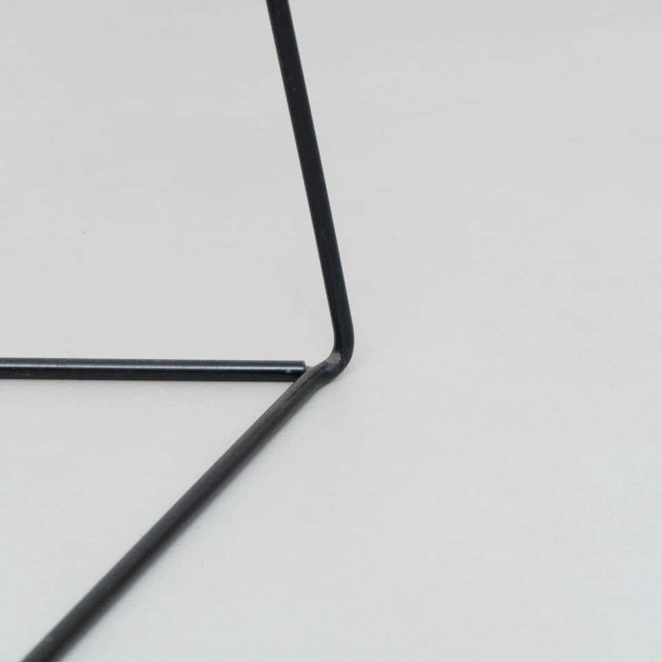 Mid-Century Modern Mathieu Matégot Metal Plant Stand, circa 1950 4