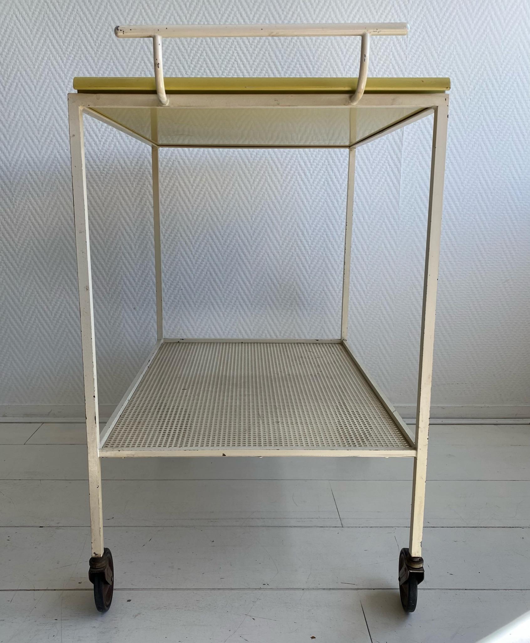 Mid-Century Modern Mathieu Mategot Tray Table, Trolley, Ca. 1960s For Sale 4