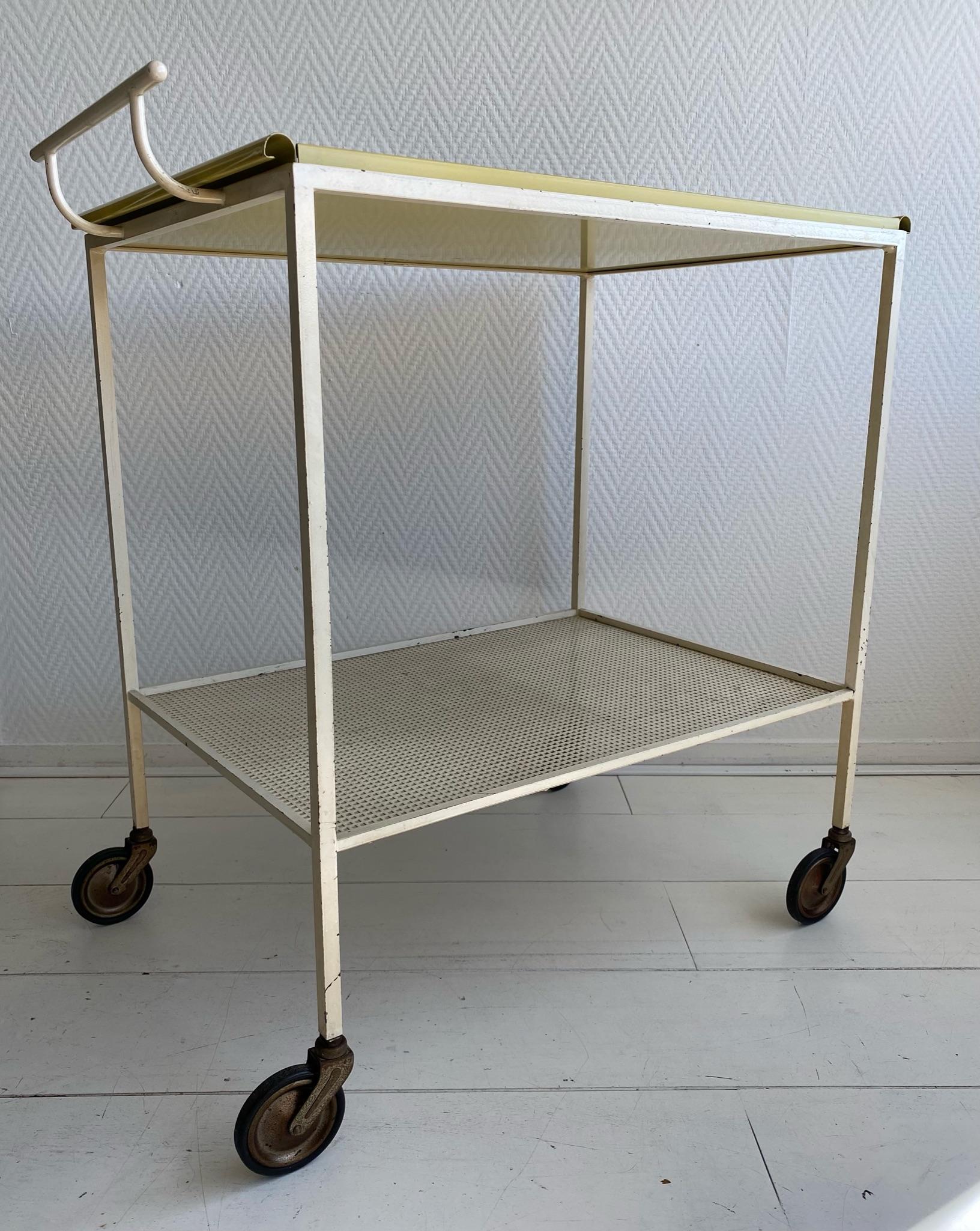 Mid-Century Modern Mathieu Mategot Tray Table, Trolley, Ca. 1960s For Sale 3