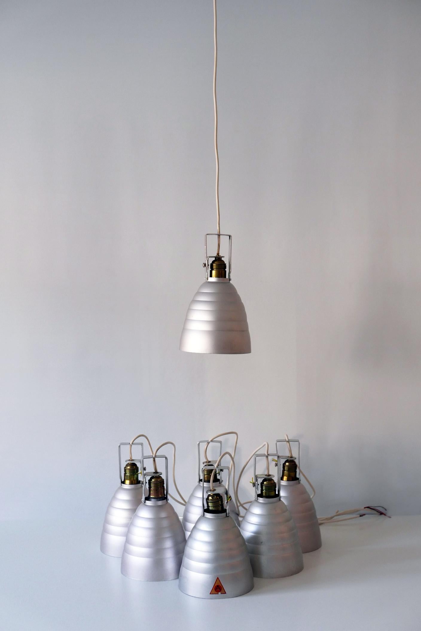 Mid-Century Modern Matte Ceiling Spot Lights or Pendant Lamps, 1950s, Germany For Sale 1