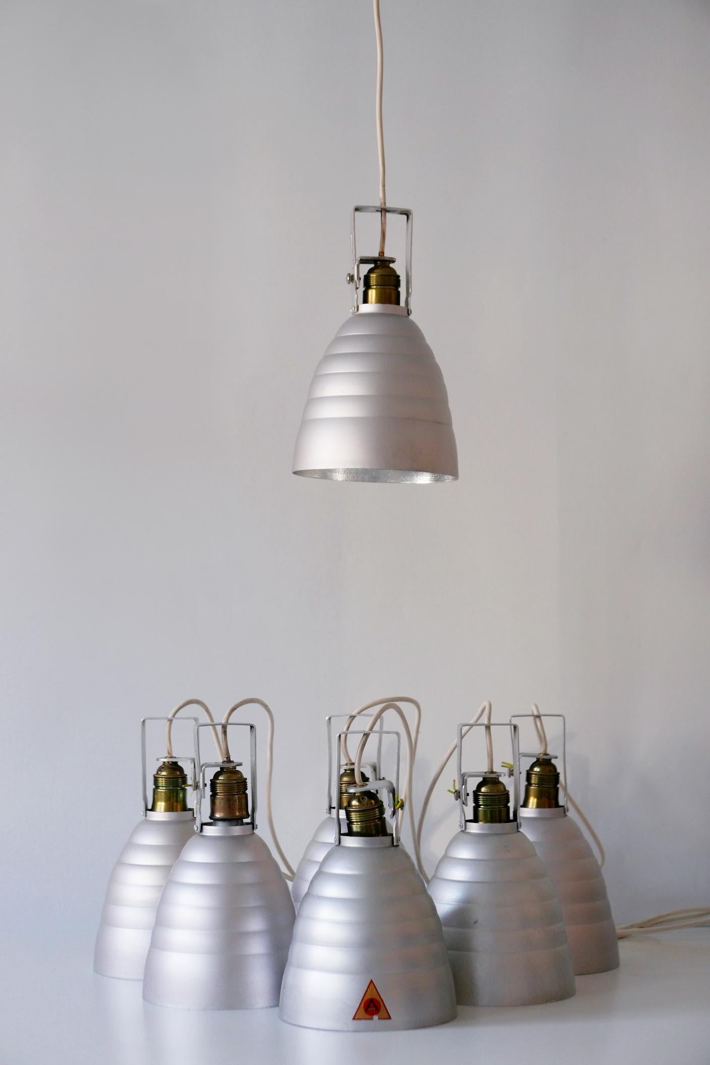 Mid-Century Modern Matte Ceiling Spot Lights or Pendant Lamps, 1950s, Germany For Sale 2