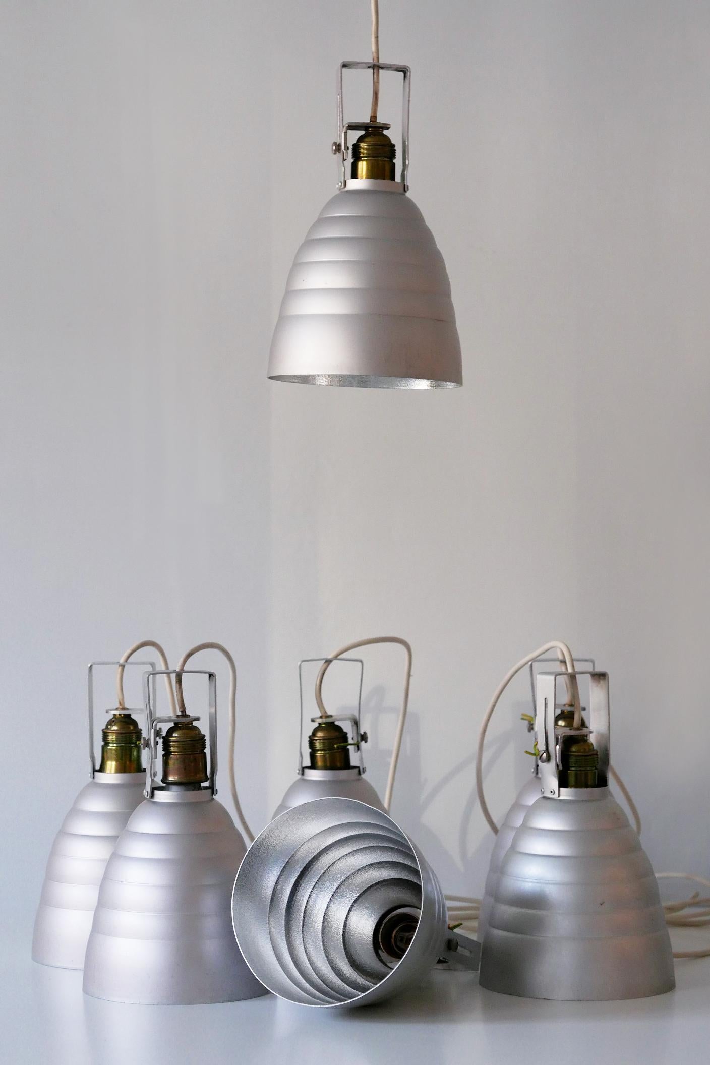 Mid-Century Modern Matte Ceiling Spot Lights or Pendant Lamps, 1950s, Germany For Sale 4