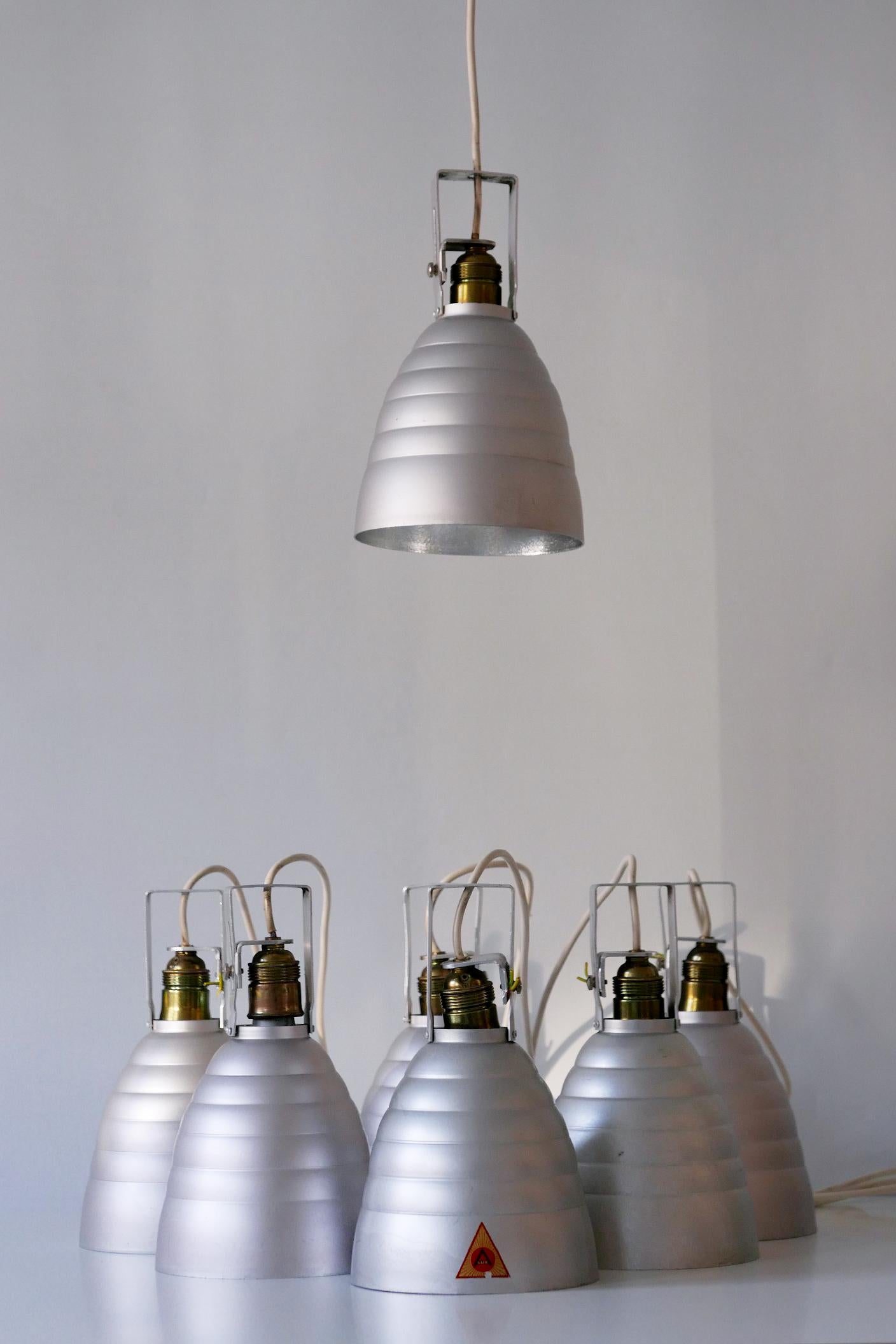 Mid-Century Modern Matte Ceiling Spot Lights or Pendant Lamps, 1950s, Germany For Sale 6