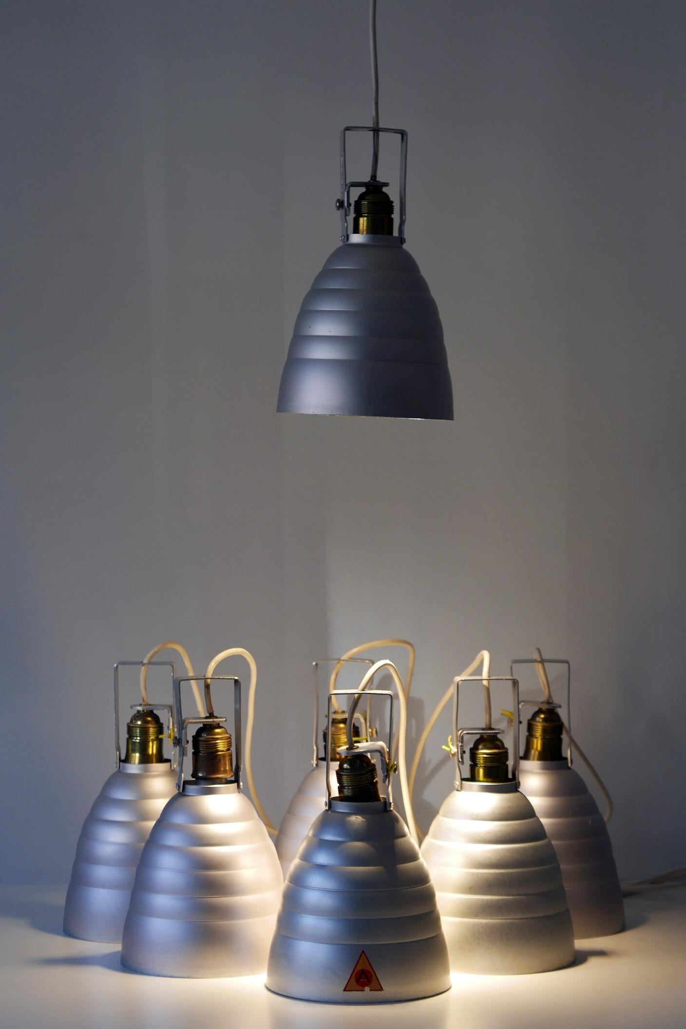 Mid-Century Modern Matte Ceiling Spot Lights or Pendant Lamps, 1950s, Germany For Sale 7