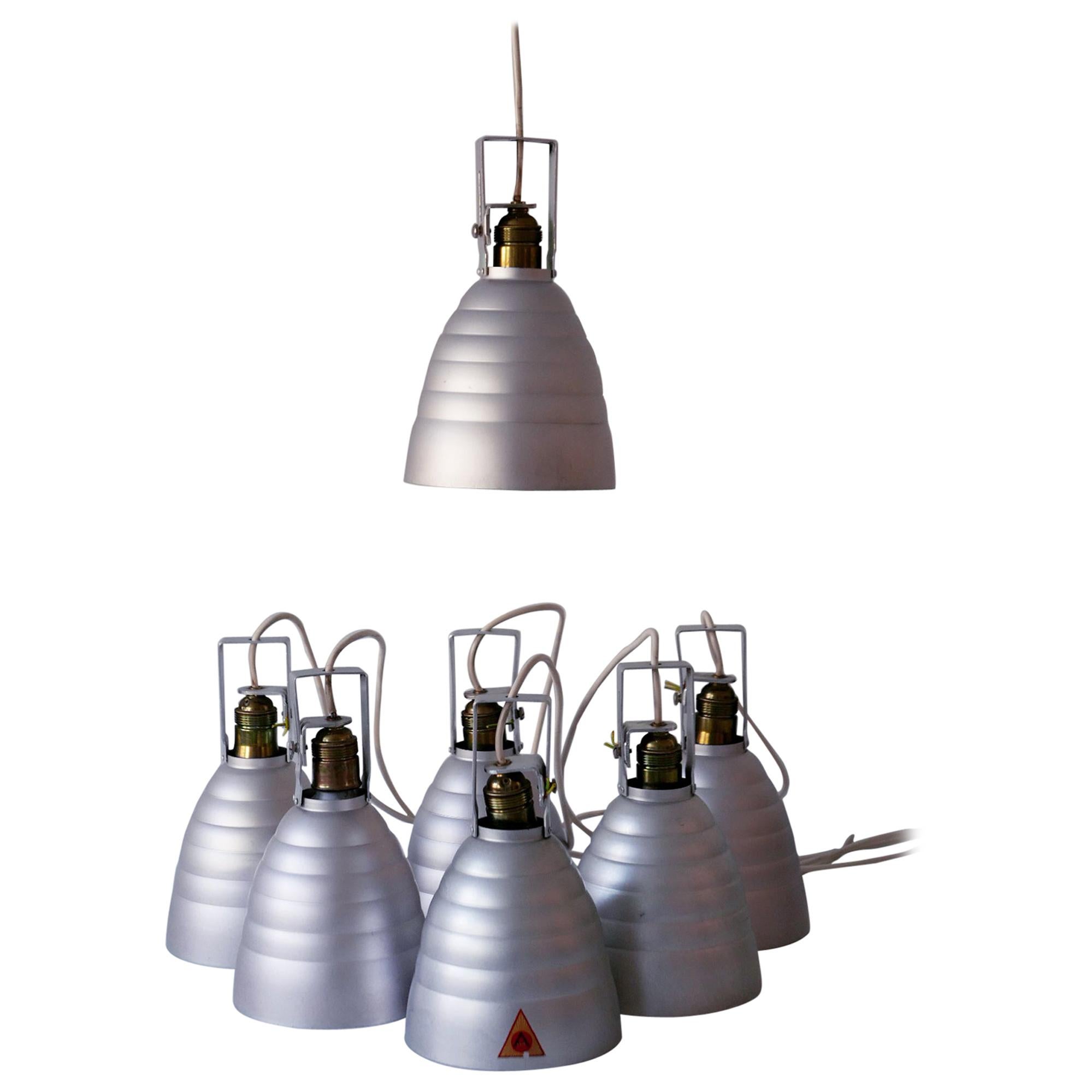 Mid-Century Modern Matte Ceiling Spot Lights or Pendant Lamps, 1950s, Germany