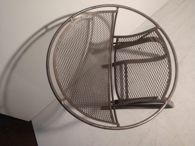 American Mid-Century Modern Maurizio Tempestini Radar Saucer Rocker Lounge Chair