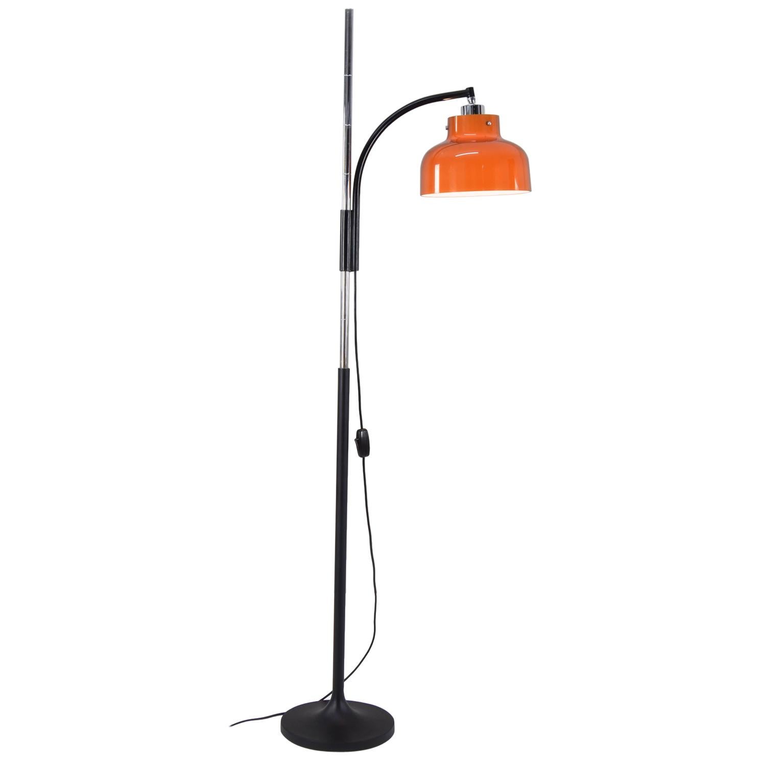 Mid-Century Modern Max Bill Floor Lamp by Miguel Milá to Polinax, Spain, 1964