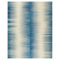 Tapis Maznadran tissé à plat mi-siècle moderne