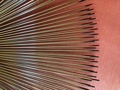 Mid Century Modern MCM Wire Sunburst Sculpture