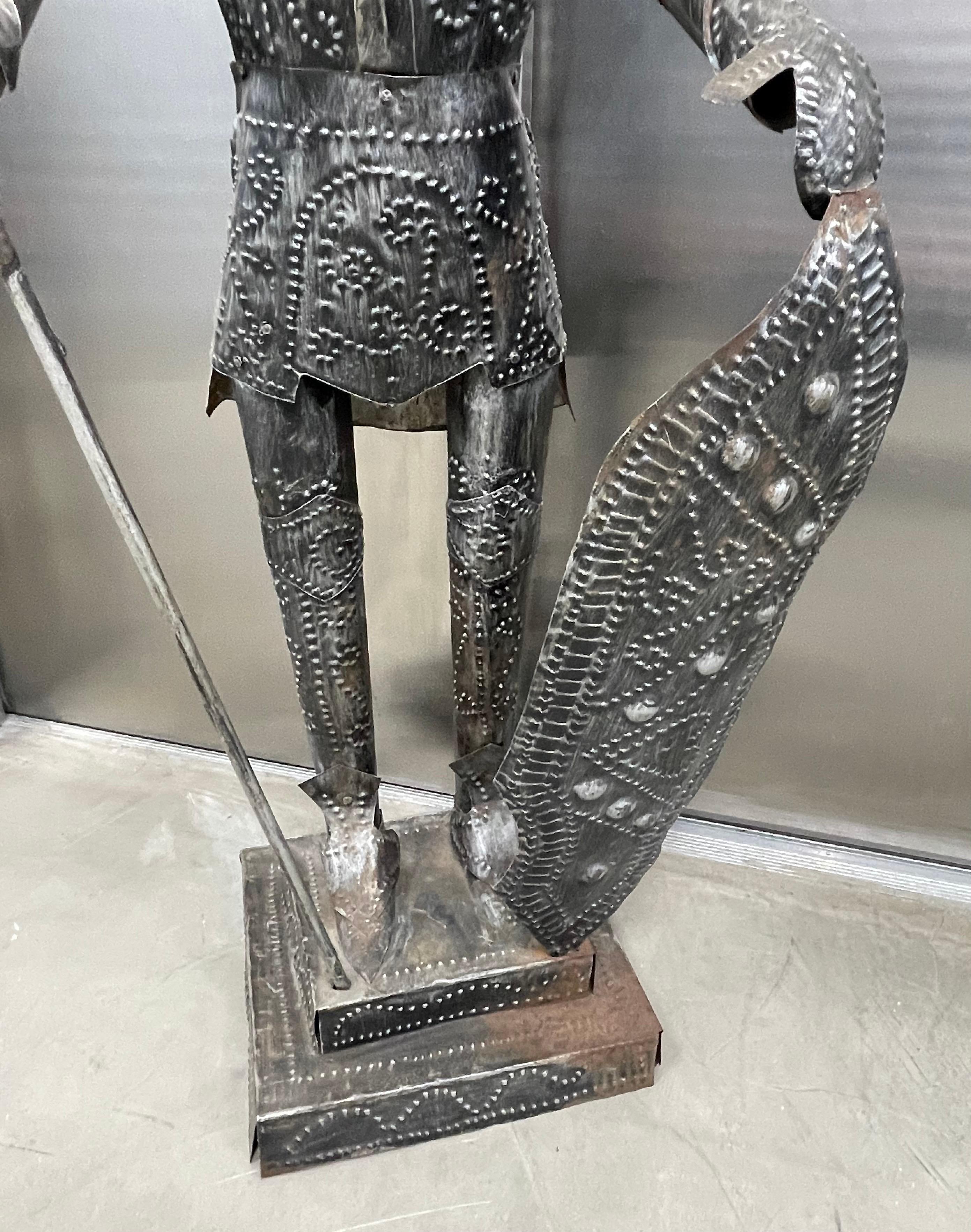 Mid Century Modern Medieval Knight In Armor For Sale 3