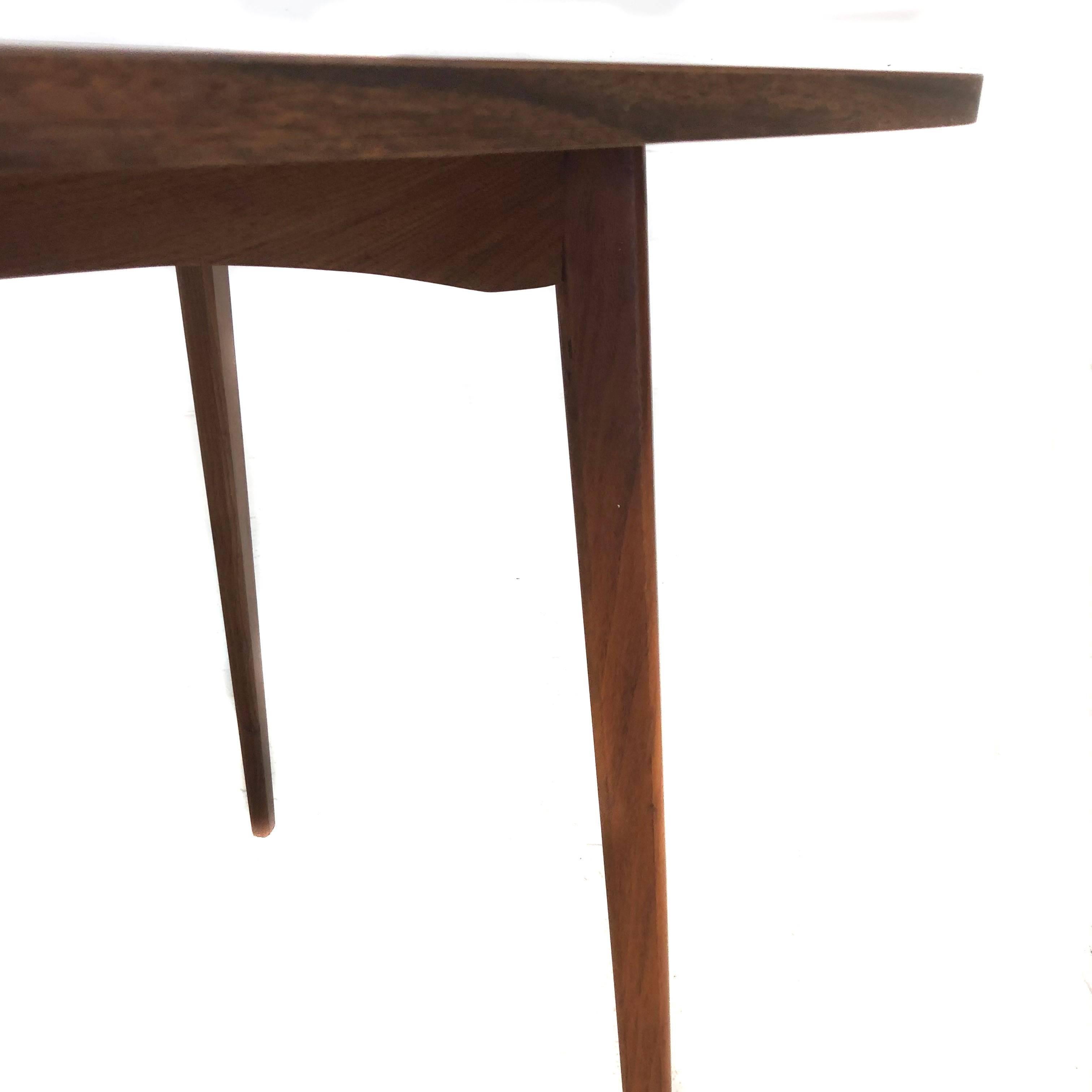 Mid-Century Modern Mel Smilow Dining Table with Two Leaves For Sale 1