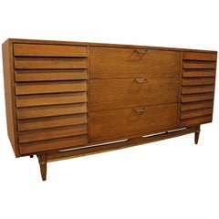 Mid-Century Modern Merton Gershun for American of Martinsville Walnut Credenza