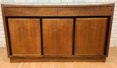 Mid Century Modern Merton Gershun for Dillingham Walnut Sideboard Credenza