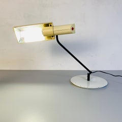 Mid-Century Modern Metal and Plastic Table Lamp with Irregular Structure, 1980s