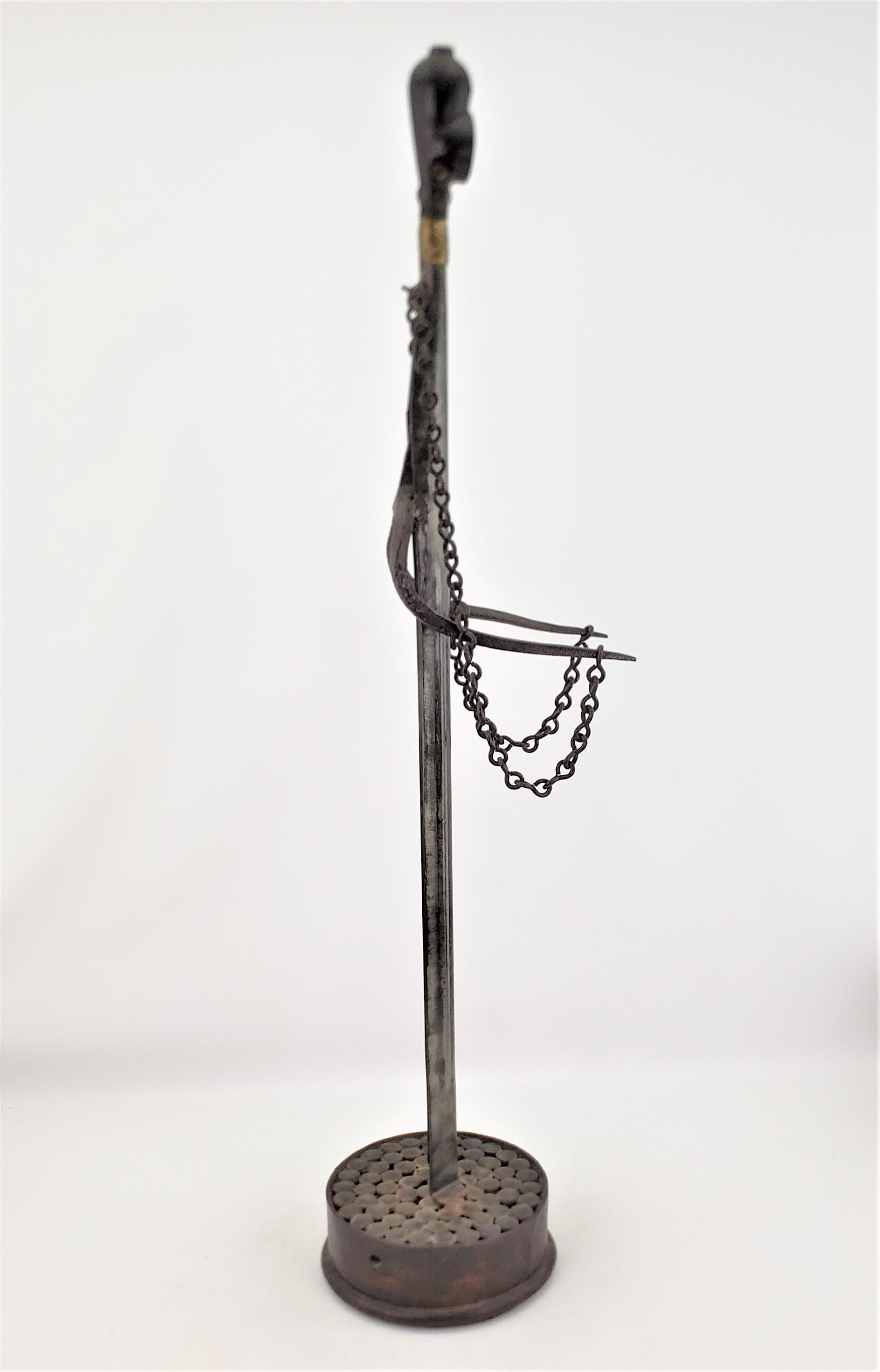 Brutalistische stilisierte figurative Metallskulptur, markiert „Ann“, Mid-Century Modern (Handgefertigt) im Angebot