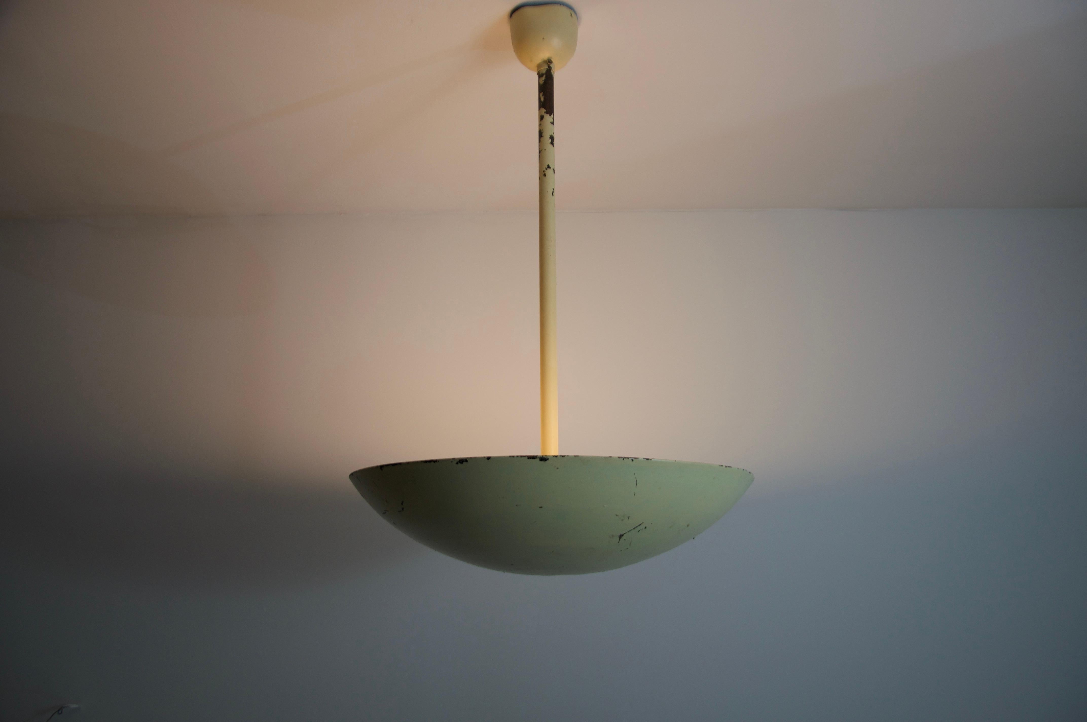 Métal Plafonnier en métal moderne du milieu du siècle, Allemagne, années 1960 en vente
