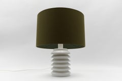 Mid Century Modern Metal Table Lamp Base Illuminated Base by Kaiser Leuchten
