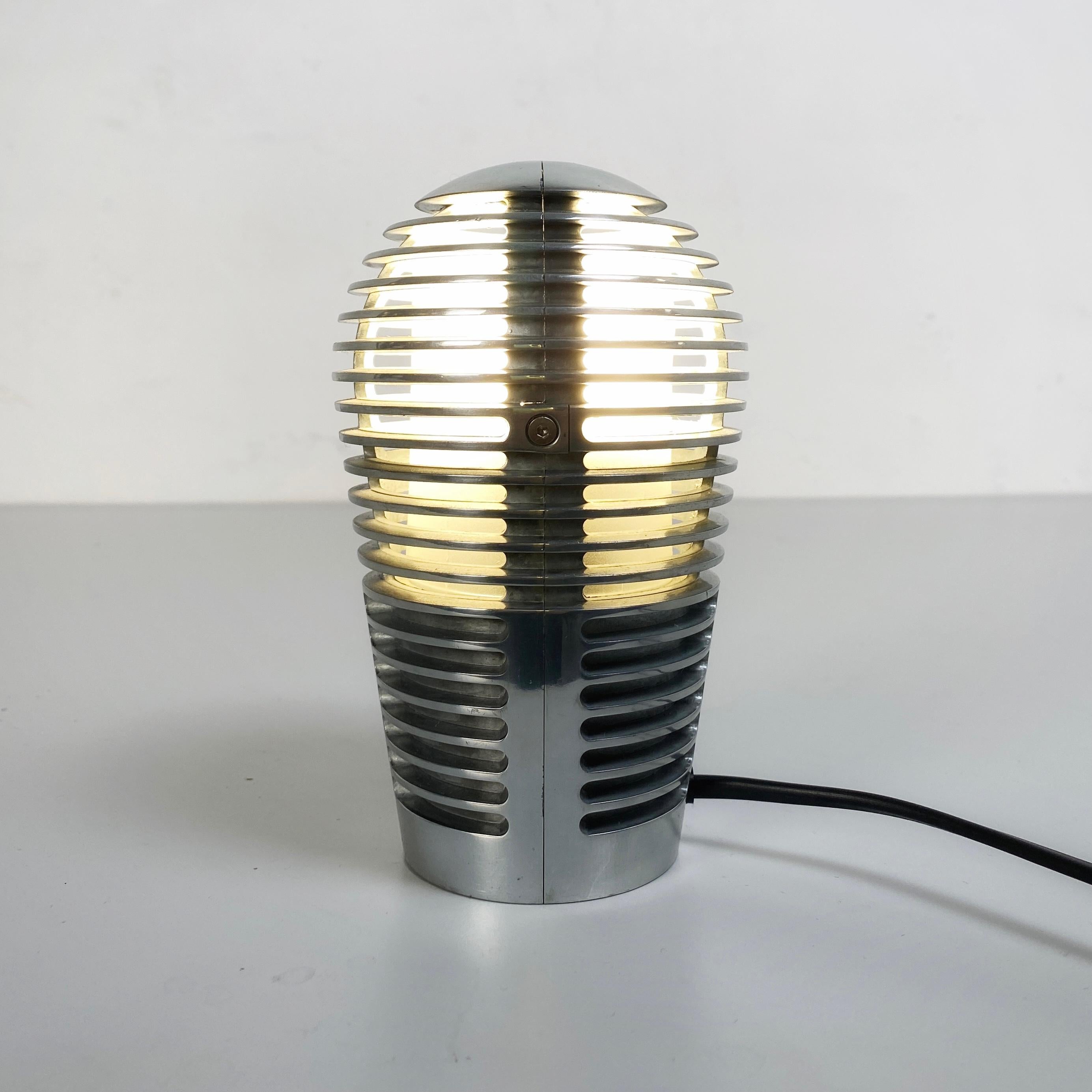 Mid-Century Modern Metal Zen Table Lamp by S.Y.C. Cevese for Metalarte, 1984 5