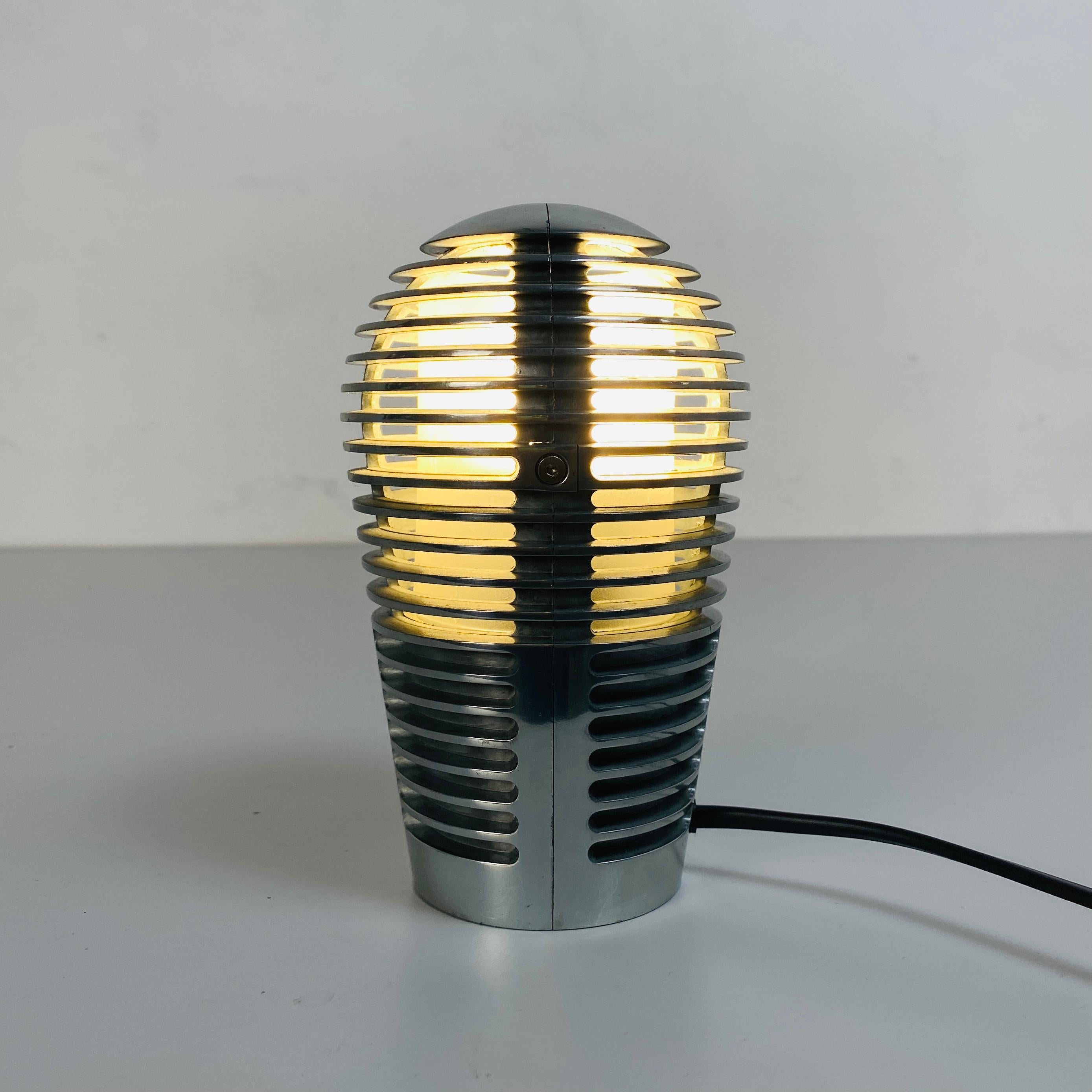 Mid-Century Modern Metal Zen Table Lamp by S.Y.C. Cevese for Metalarte, 1984 6