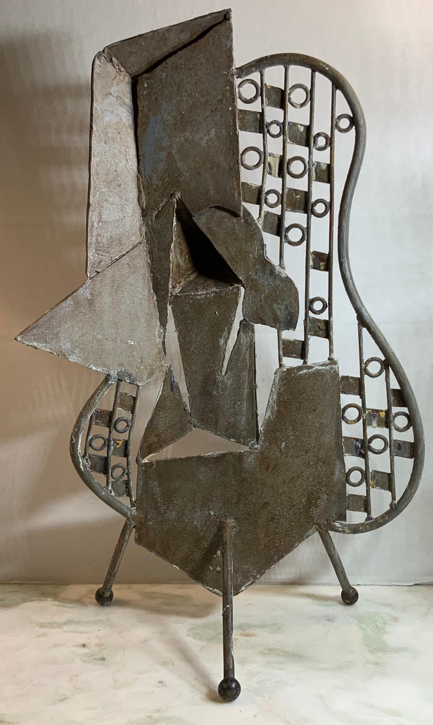 Mid-Century Modern Metallic Sculpture, circa 1960s 5