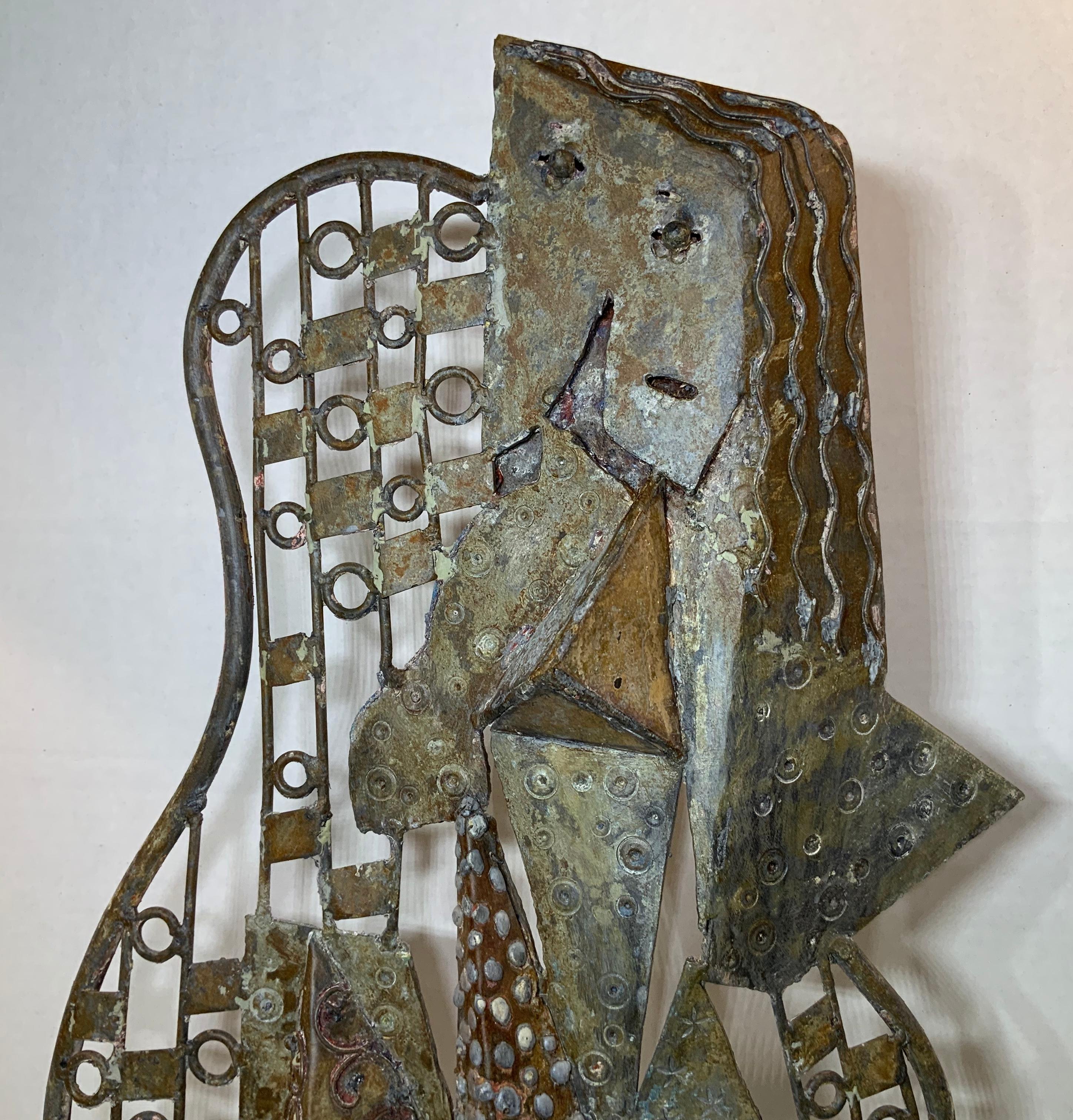 Mid-Century Modern Metallic Sculpture, circa 1960s 9