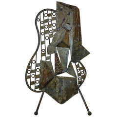 Mid-Century Modern Metallic Sculpture, circa 1960s