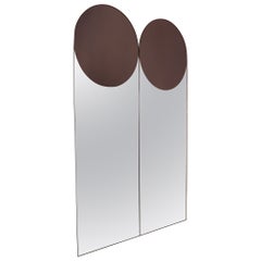 Mid-century modern "Meteora" mirror by Giuseppe Raimondi Cristal Art Italy 1970s