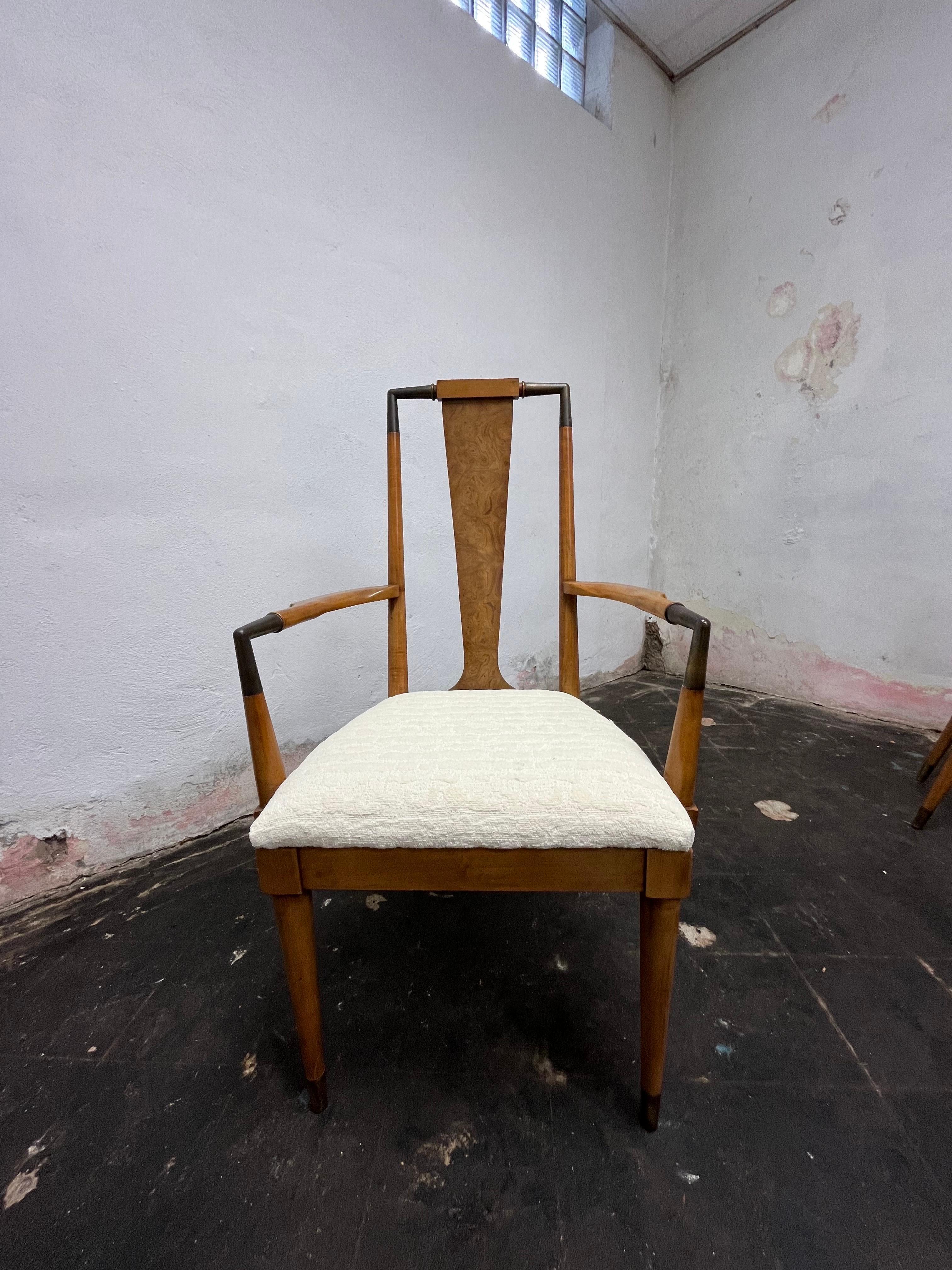 XX secolo Sedie da pranzo Metz Contempora di William Williams Set di sei pezzi