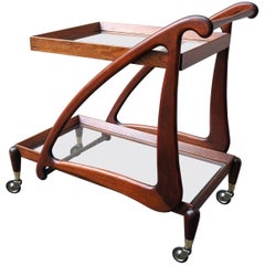 Mid-Century Modern Mexican Modernist Bar or Service Car