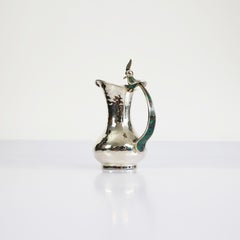 Mid-Century Modern Mexican Silver Malachite Pitcher by Los Castillo