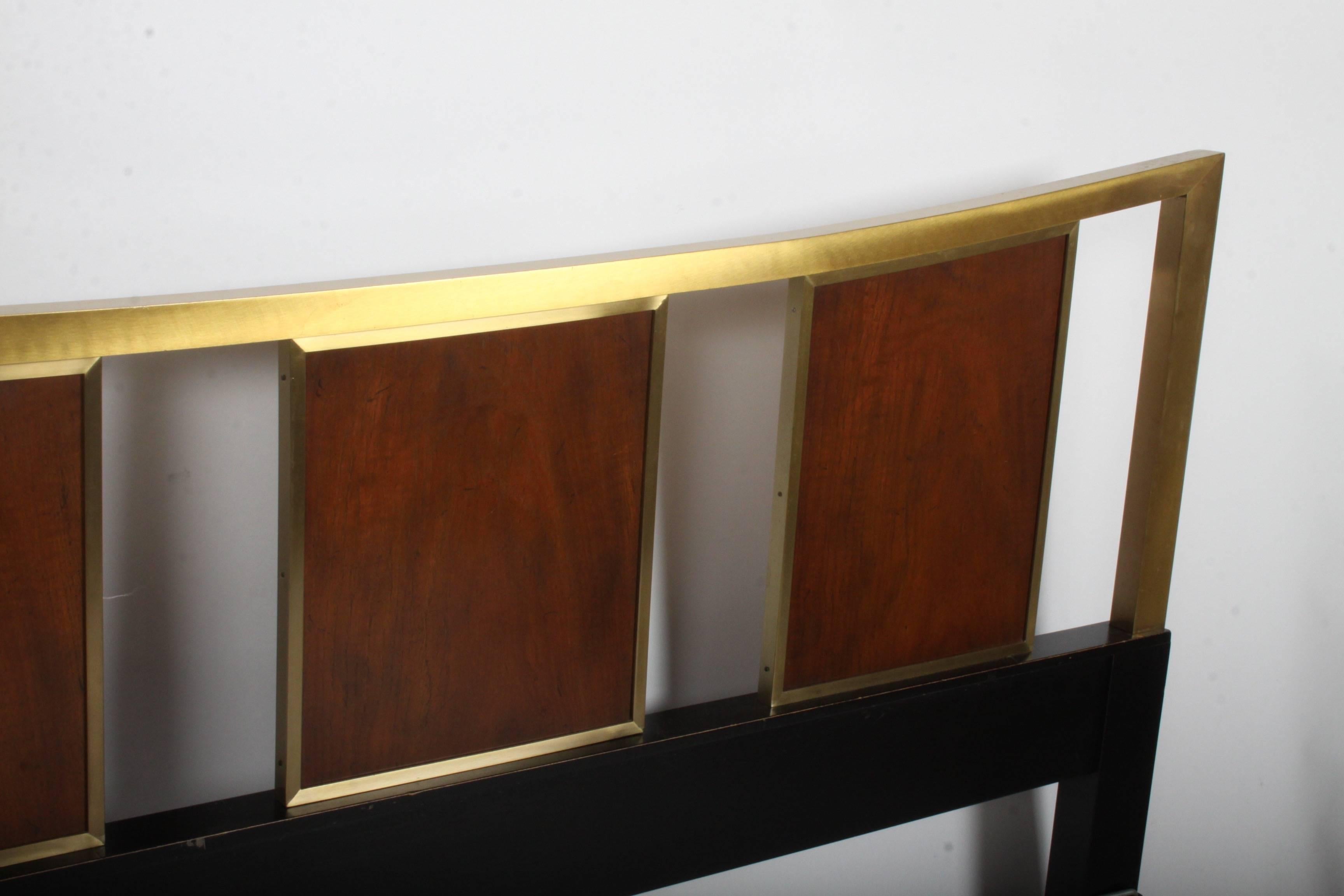 Mid-Century Modern Michael Taylor for Baker King Headboard In Good Condition In St. Louis, MO