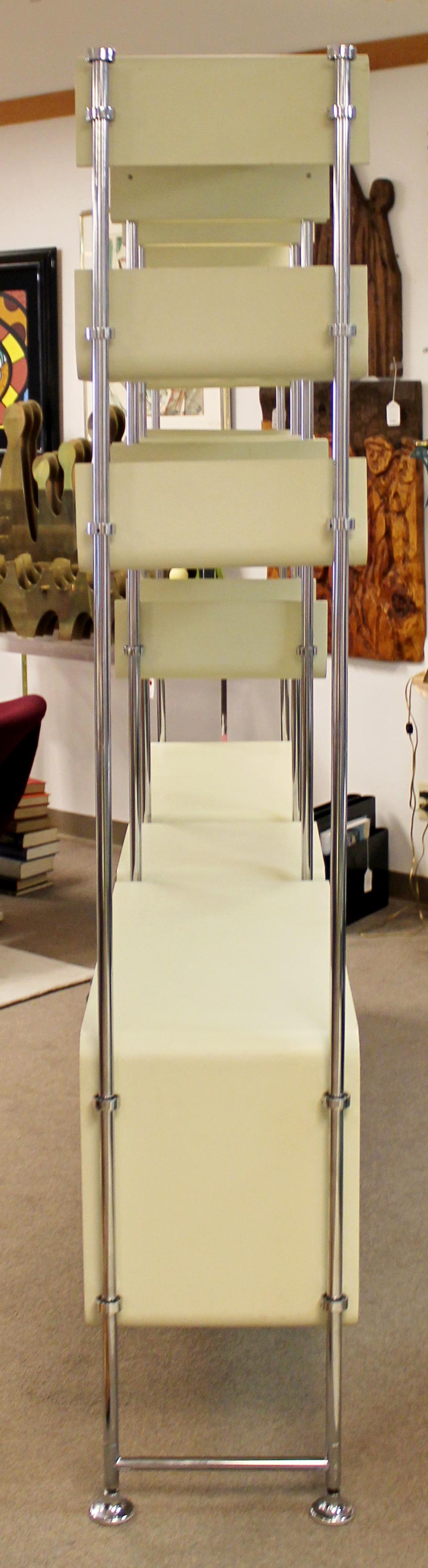 Mid-Century Modern Michel Ducaroy Modular Chrome Wall Unit Room Divider, 1970s 2