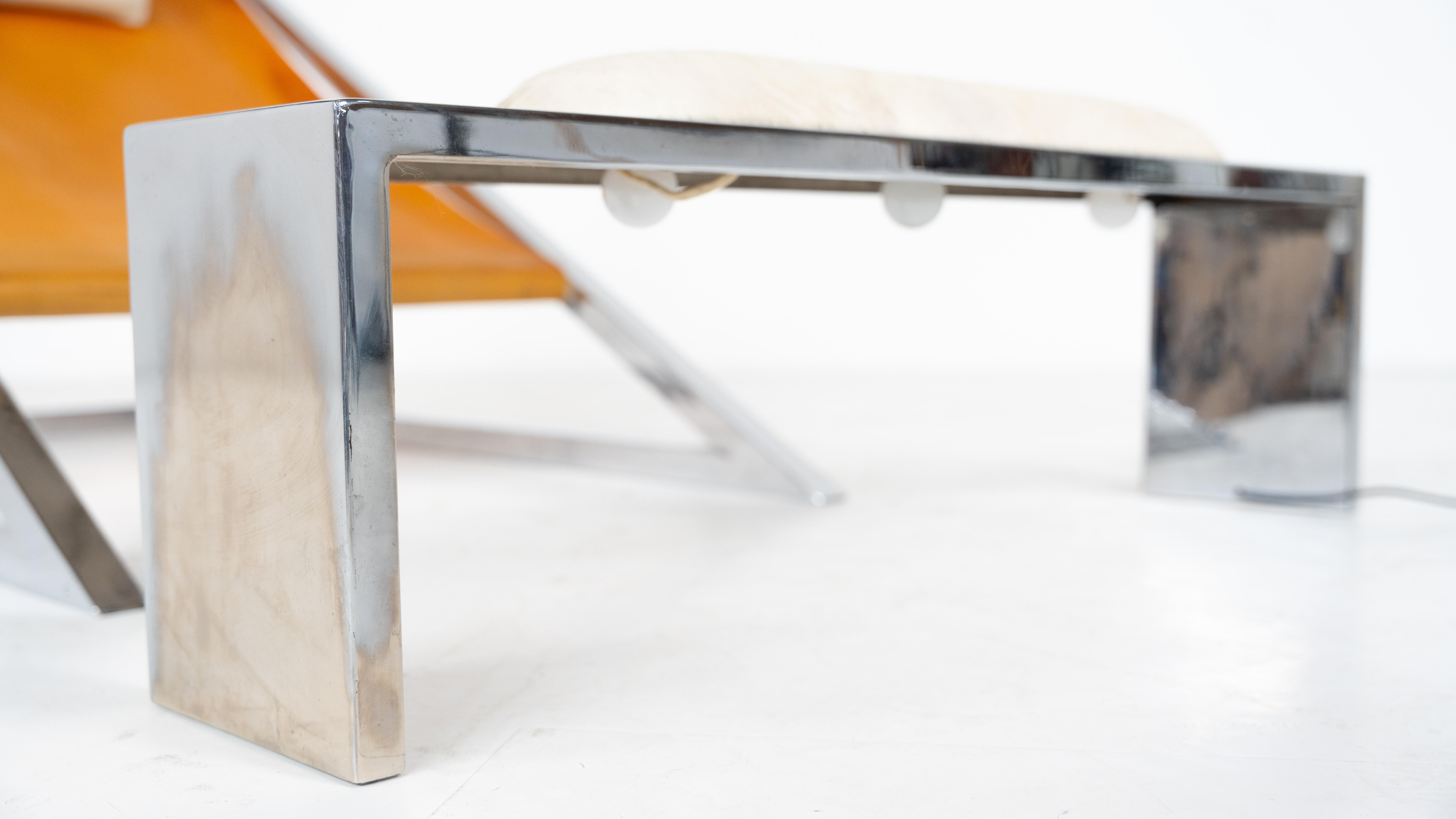 Mid-Century Modern 'Mies' Lounge Chair with Ottoman by Archizoom Associati, 1960 For Sale 9