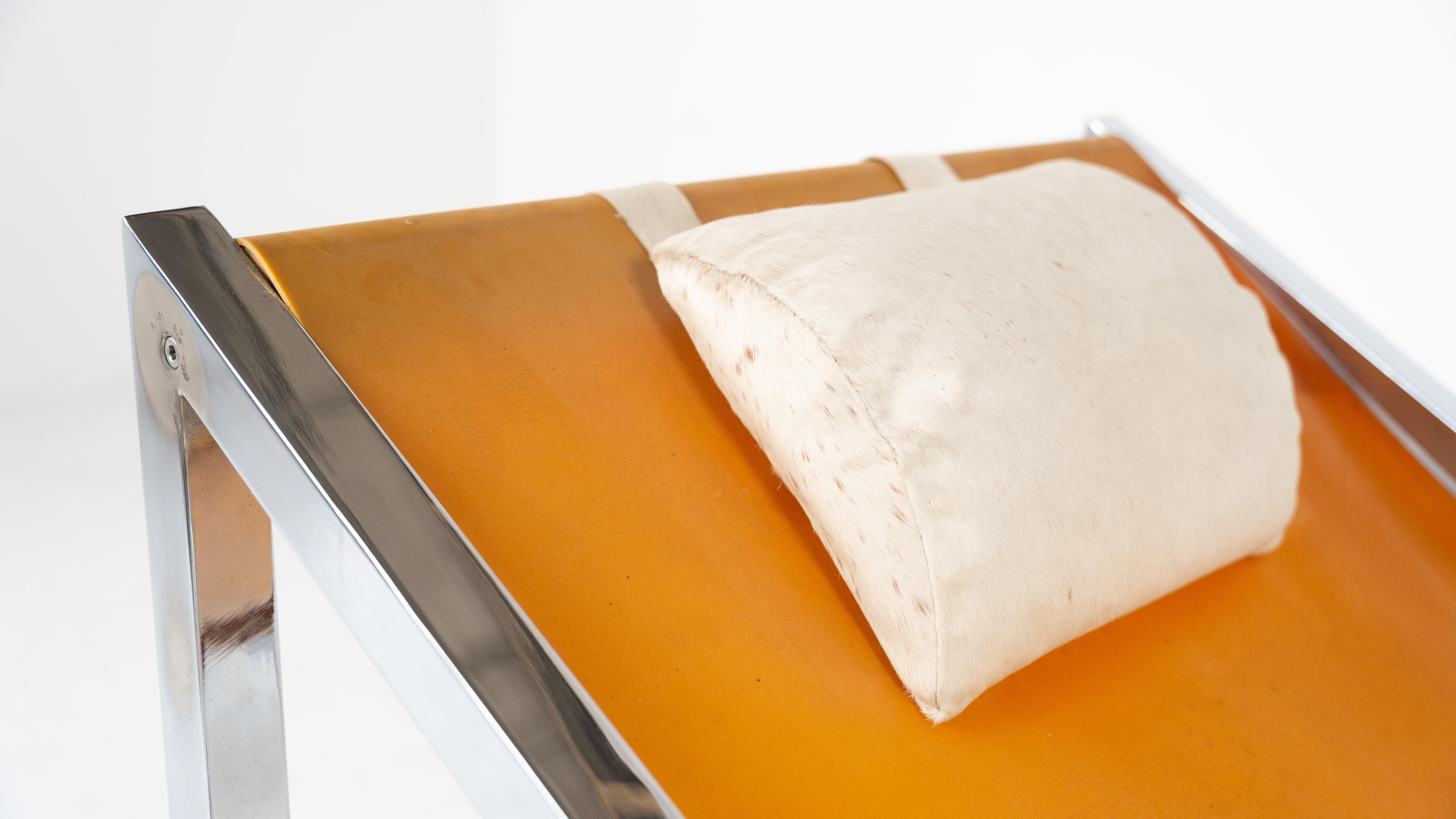 Mid-Century Modern 'Mies' Lounge Chair with Ottoman by Archizoom Associati, 1960 For Sale 1