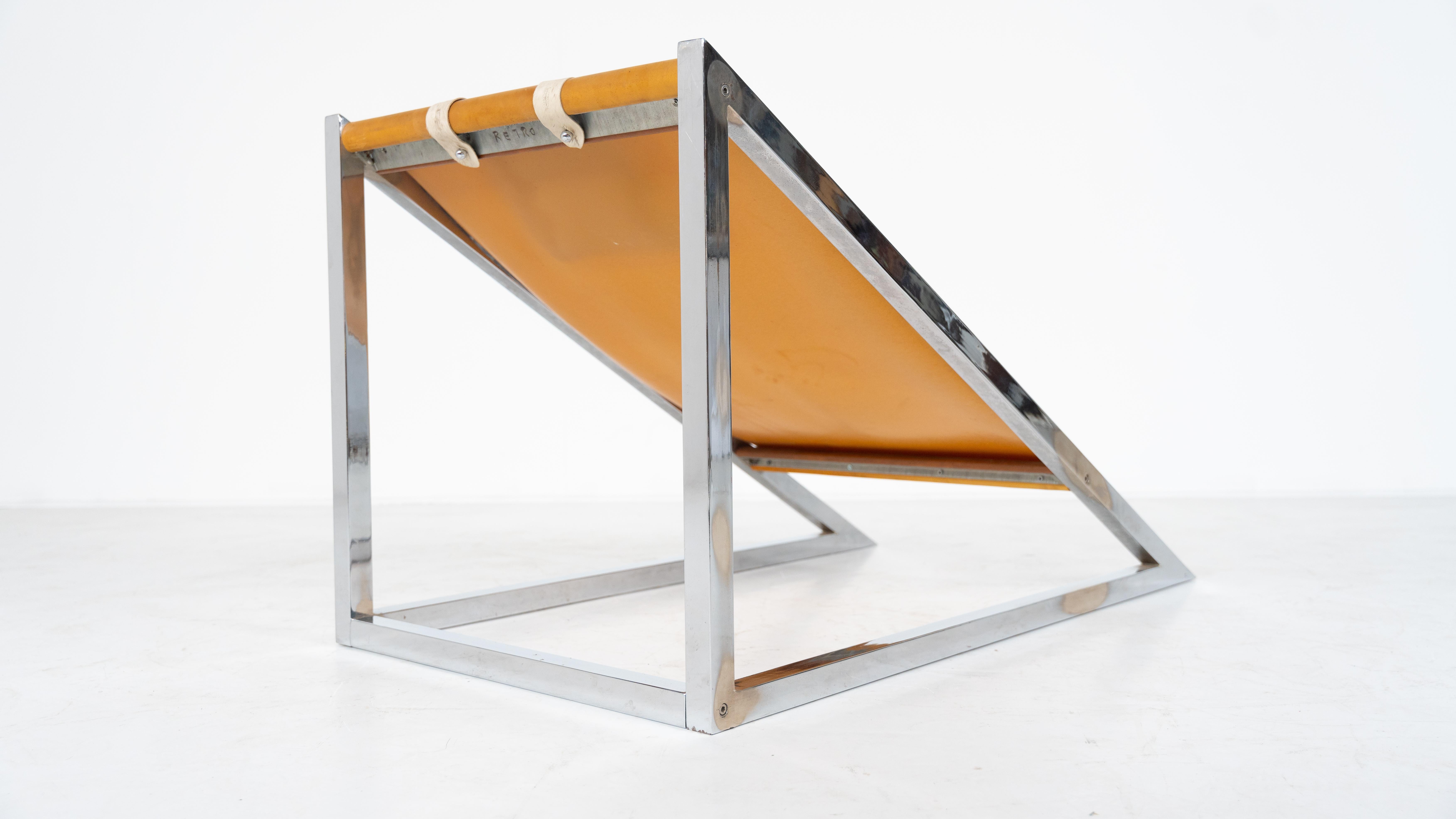 Mid-Century Modern 'Mies' Lounge Chair with Ottoman by Archizoom Associati, 1960 For Sale 2