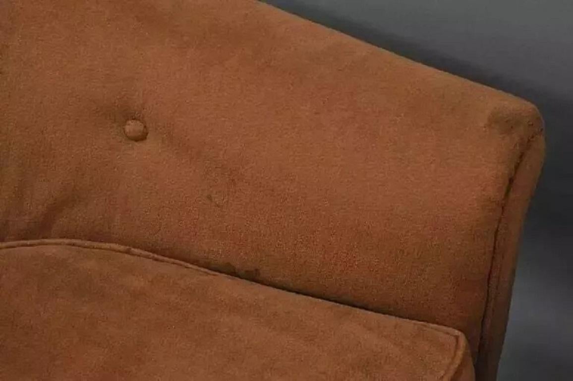 Upholstery Mid Century Modern Milo Baughman Chrome Barrel Back Club Lounge Chairs - a Pair For Sale