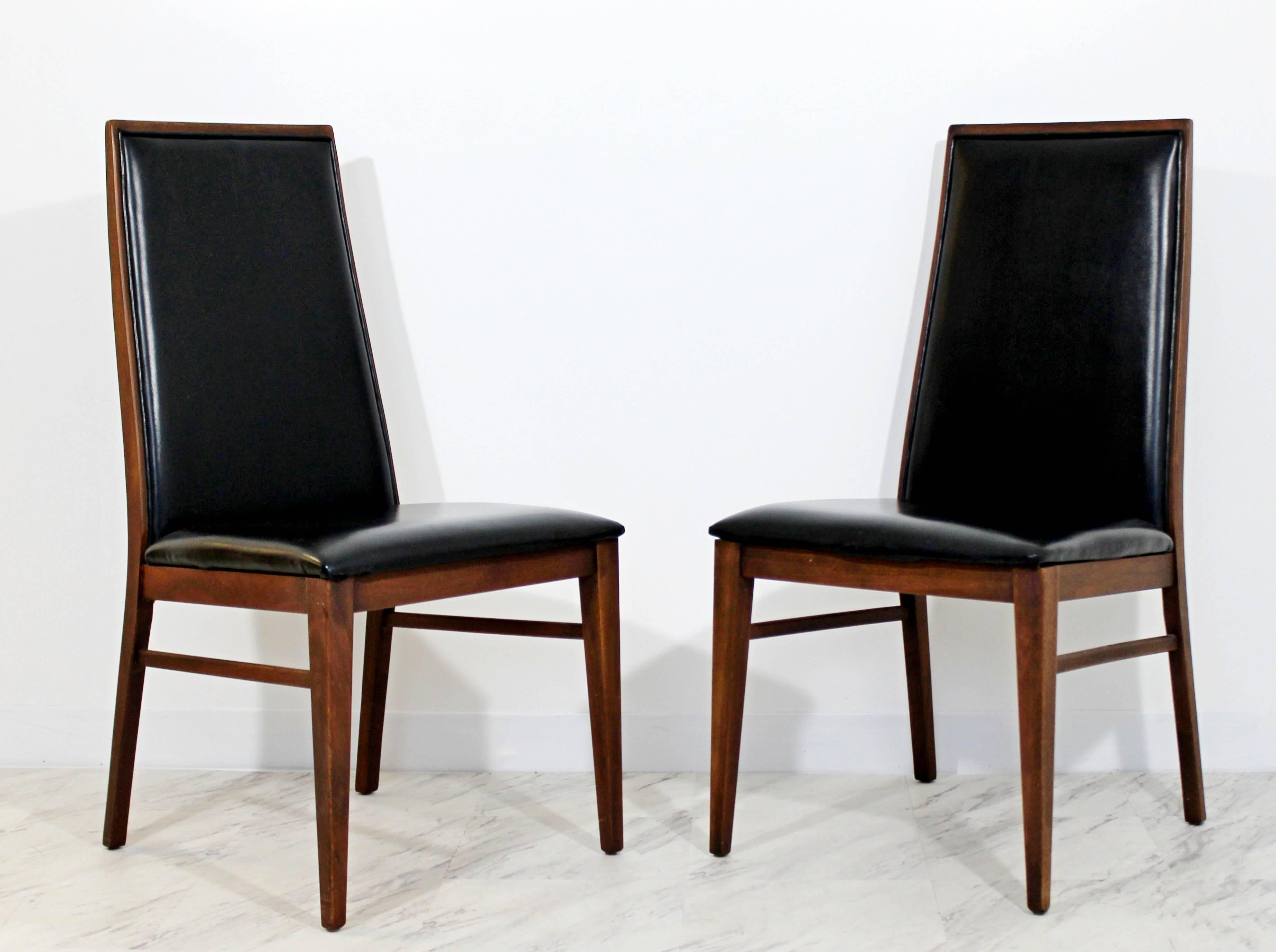 Mid-20th Century Mid-Century Modern Milo Baughman Directional Dining Table Dillinghman Six Chairs