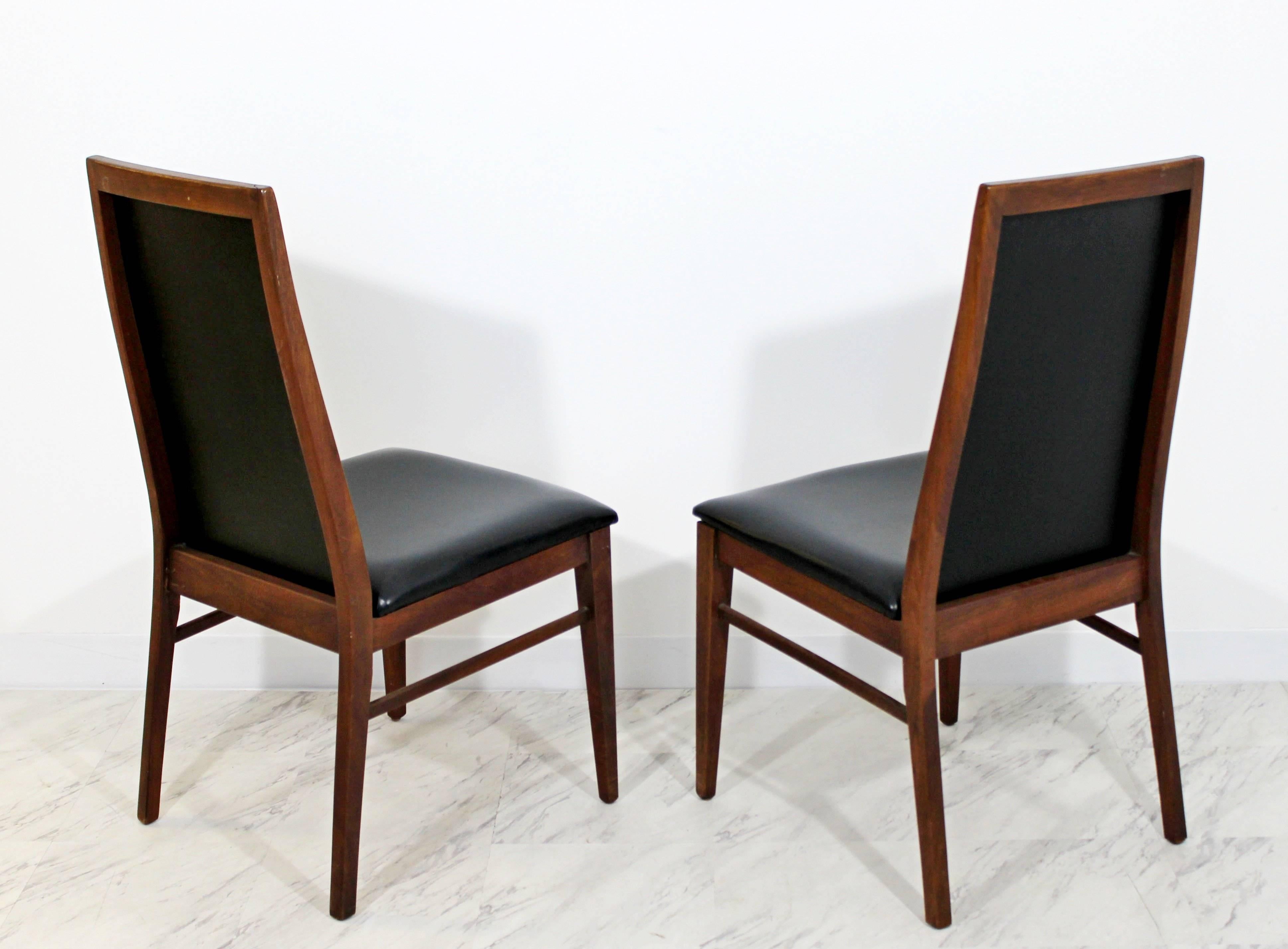 Mid-Century Modern Milo Baughman for Dillingham, Set of Eight Side Dining Chairs 1