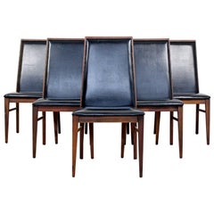 Mid-Century Modern Milo Baughman for Dillingham, Set of Eight Side Dining Chairs