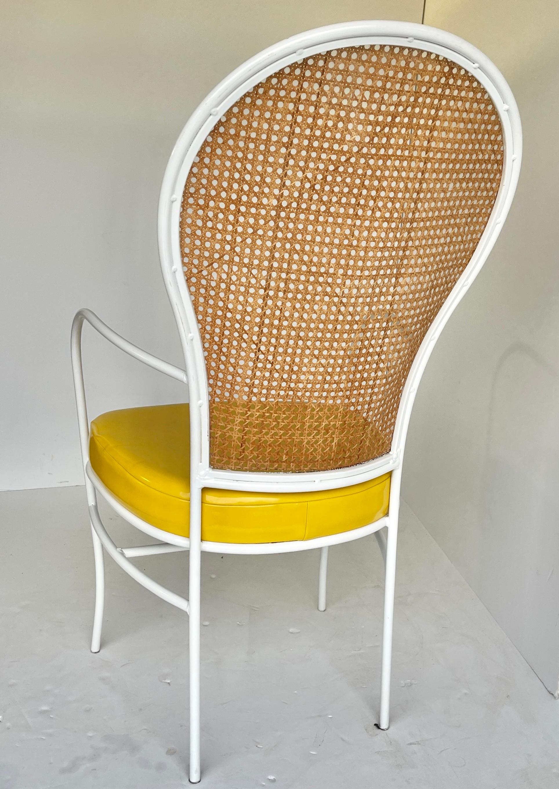 Mid-Century Modern Milo Baughman for Thayer Coggin Cane Back Arm Chair 4