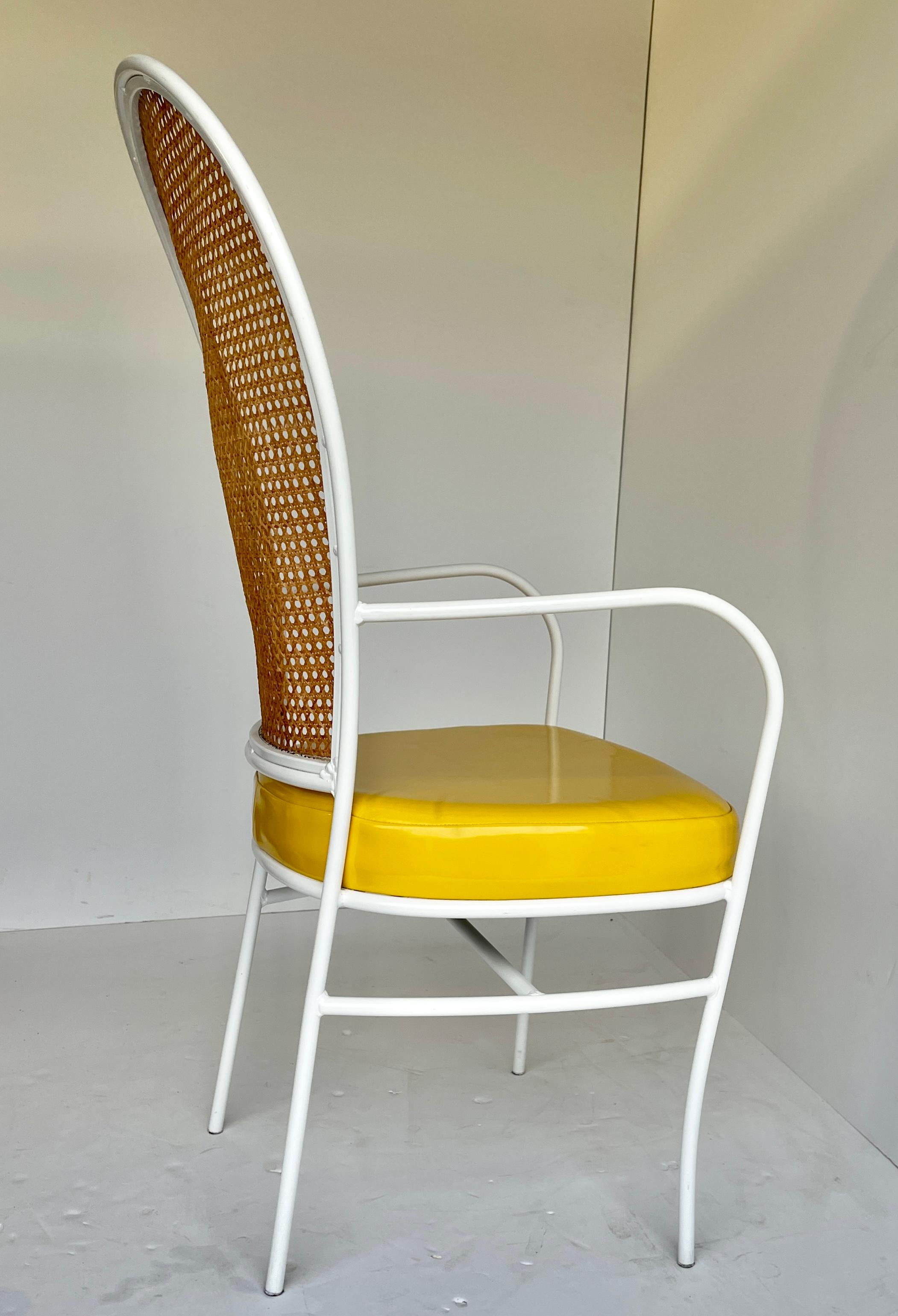 Mid-Century Modern Milo Baughman for Thayer Coggin Cane Back Arm Chair 8
