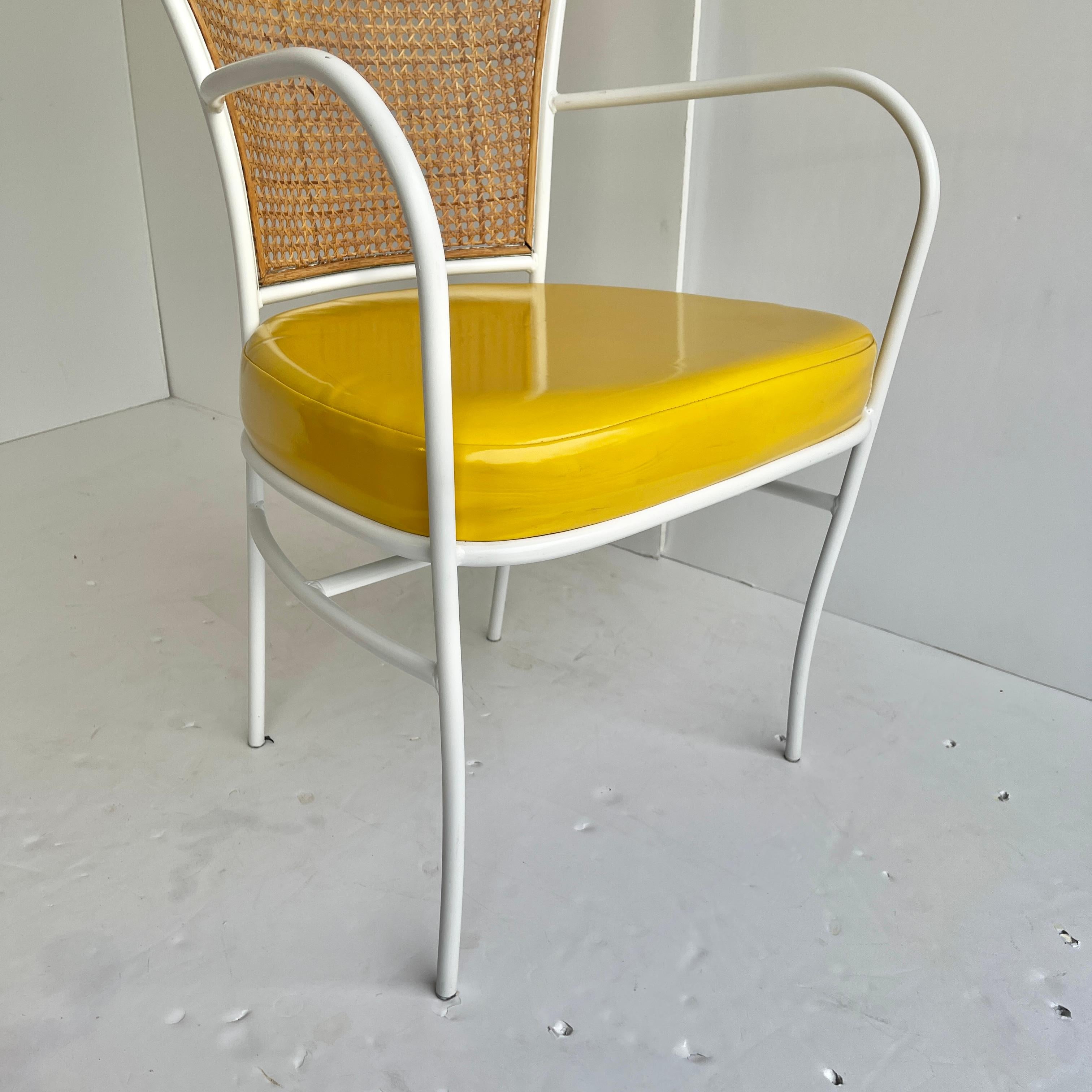 Mid-Century Modern Milo Baughman for Thayer Coggin Cane Back Arm Chair 11