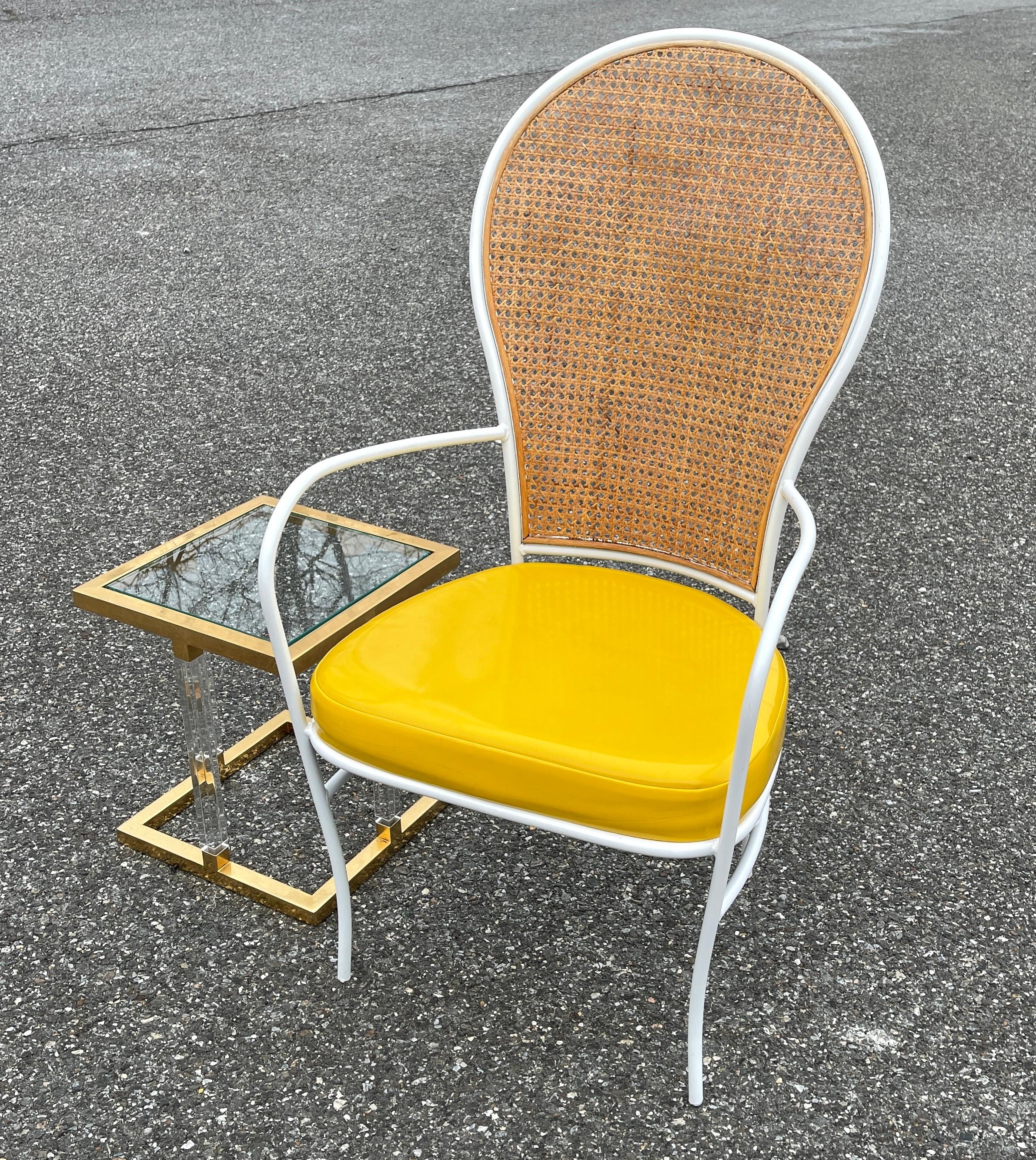 Mid-Century Modern Milo Baughman for Thayer Coggin Cane Back Arm Chair 12