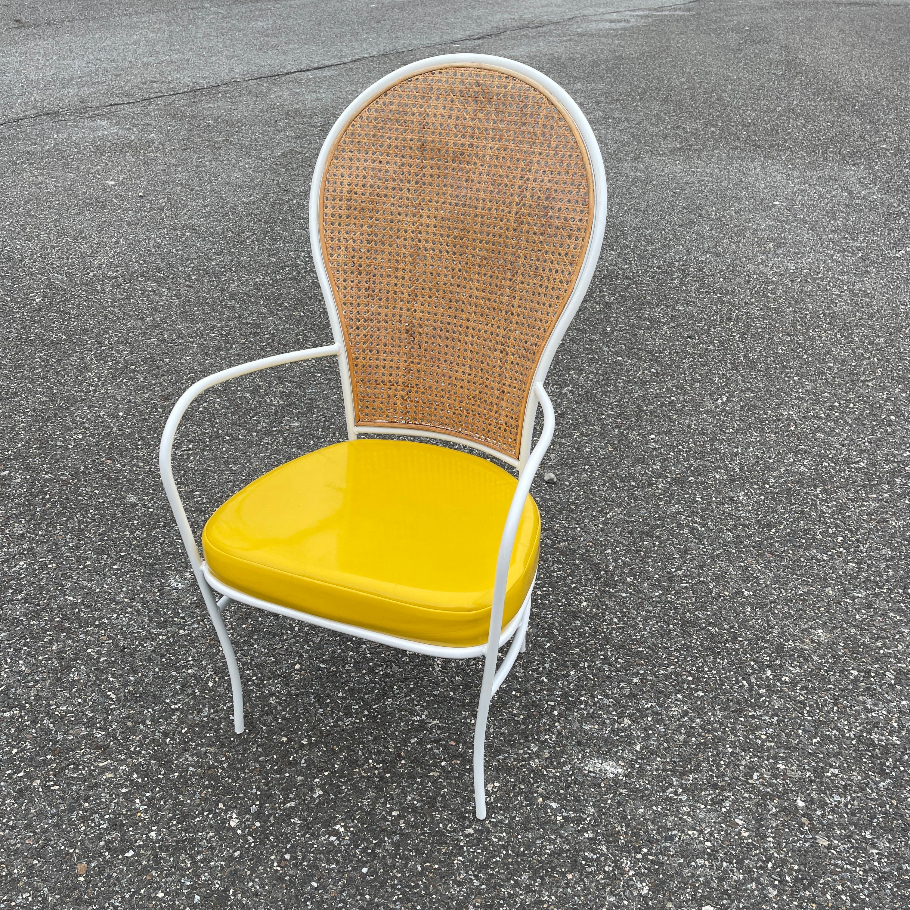Mid-Century Modern Milo Baughman for Thayer Coggin Cane Back Arm Chair 14