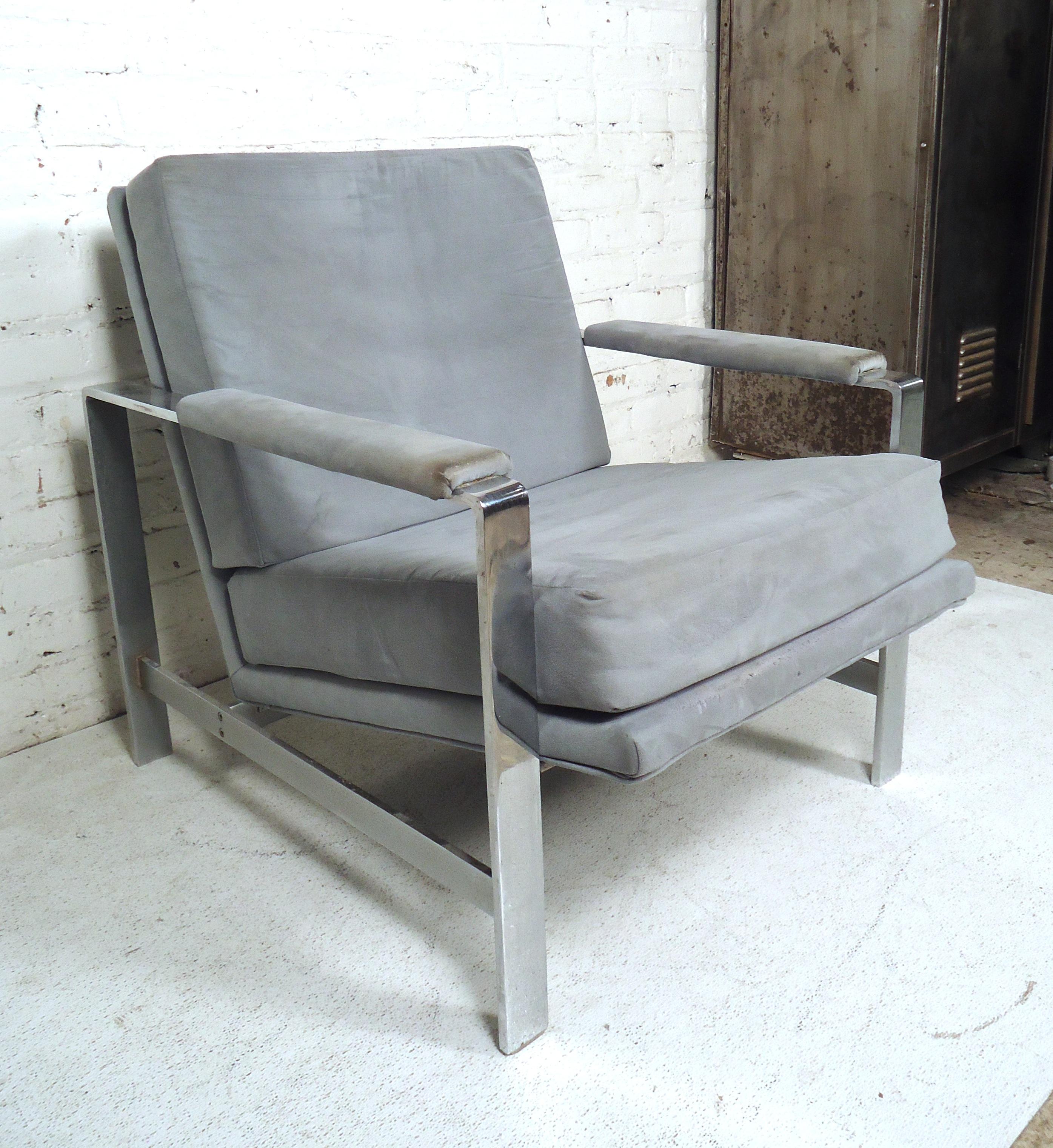 Mid-Century Modern Milo Baughman Lounge Chair In Good Condition In Brooklyn, NY