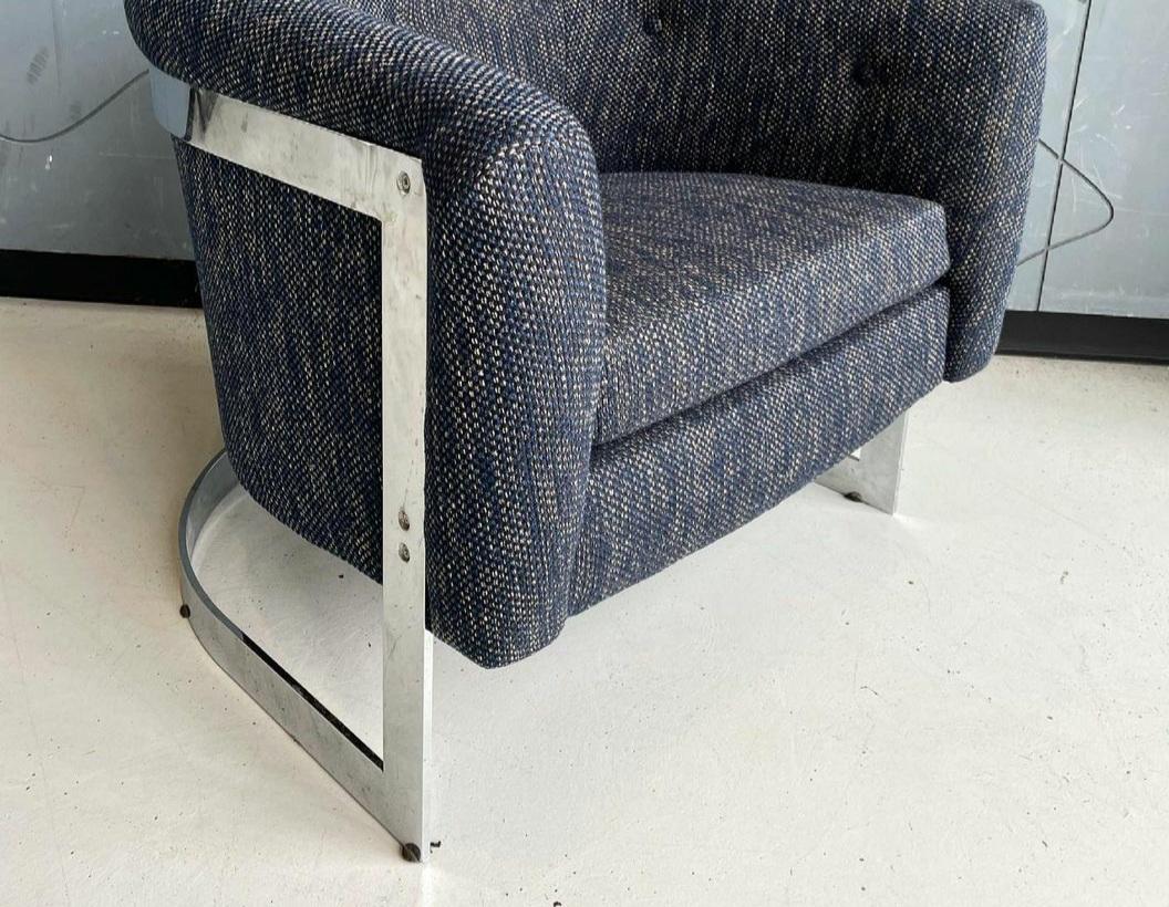 20th Century Mid-Century Modern Milo Baughman Lounge Chair For Sale