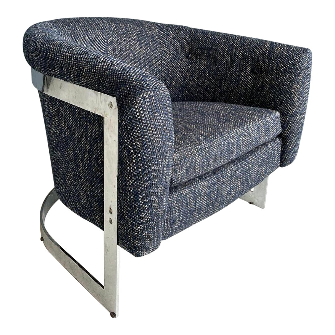 Mid-Century Modern Milo Baughman Lounge Chair For Sale