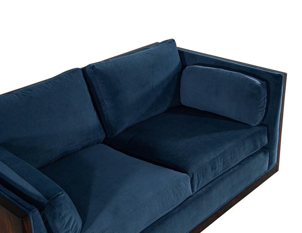 Mid-Century Modern Milo Baughman Loveseat Sofa 9