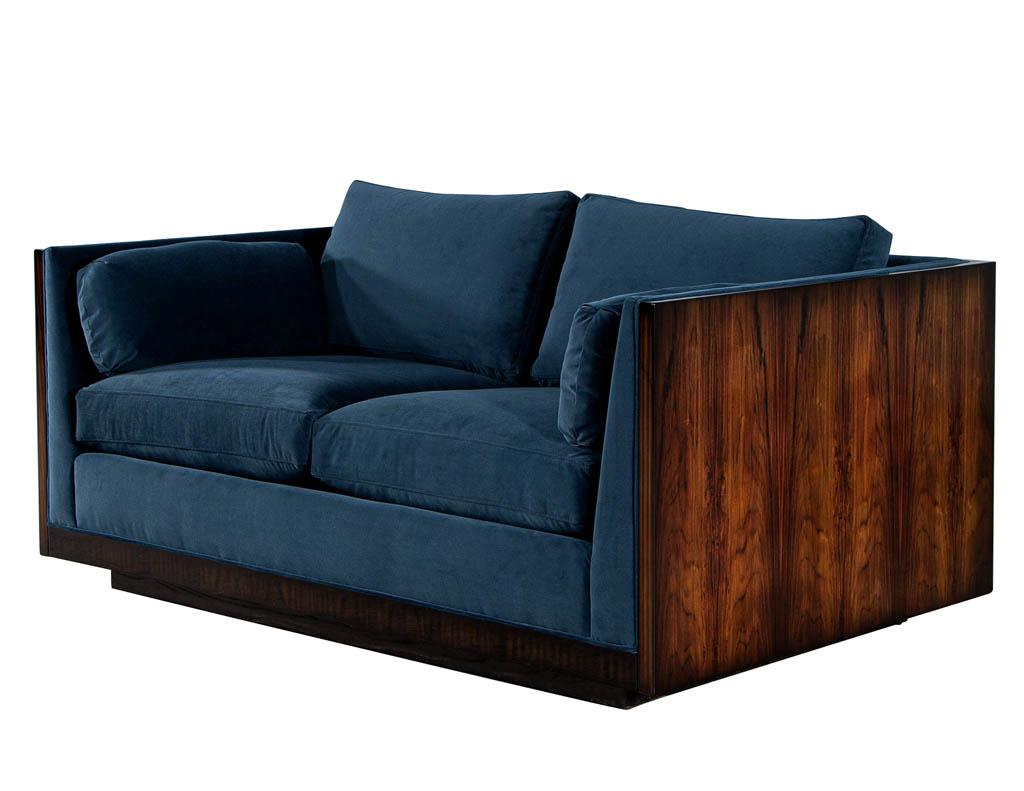 American Mid-Century Modern Milo Baughman Loveseat Sofa