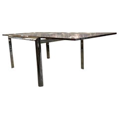 Mid-Century Modern Milo Baughman Polished Extension Table